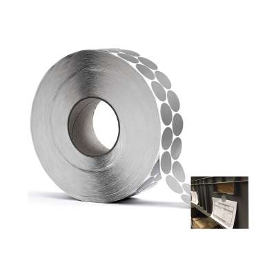 silver colored cloth duct tape adhesive offer custom size die cut