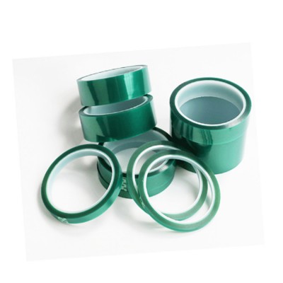 wholesale High temperature resistance red silicone custom 3m single double sided green Polyester PET  masking adhesive film tape