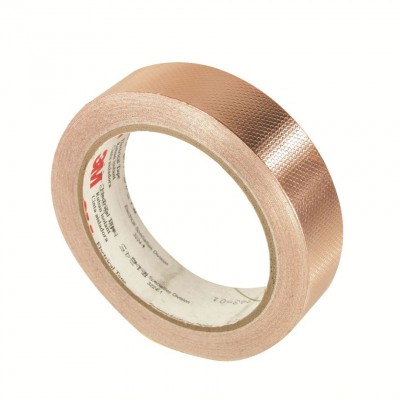 Equivalent 3M 1245 Embossed EMI/RFI Shielding Copper Foil Tape with Conductive Adhesive