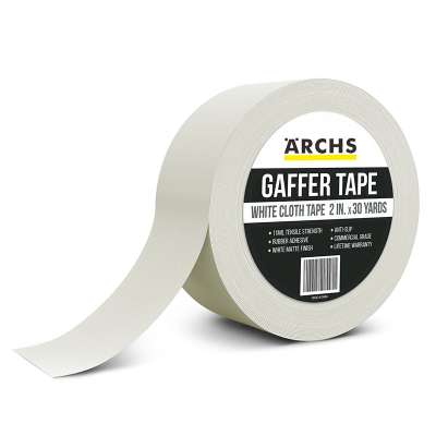 High Quality No Residut PSA Matt Surface Finish White Gaffer Tape