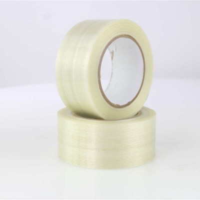 Strong Adhesive No Residue Glass Fiber Tape for Packaging Bonding Fixing