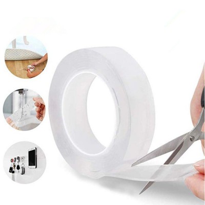 Multipurpose Nano Reusable Removable Washable Double Sided Adhesive Waterproof Removable Tape