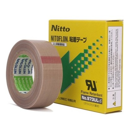 Nitto 973UL NITOFLON No.973UL-S with High Temperature Silicone Adhesive Environmentally Friendly Tape