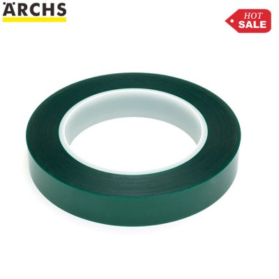 wholesale 3m Acrylic silicone double single sided Red Green Polyester PET adhesive film tape for masking shield